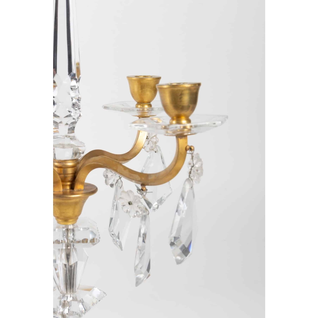 Paire de Girandoles signées BACCARAT | Biron Paire de Girandoles signées BACCARAT