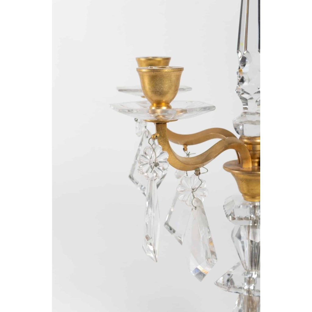 Paire de Girandoles signées BACCARAT | Biron Paire de Girandoles signées BACCARAT