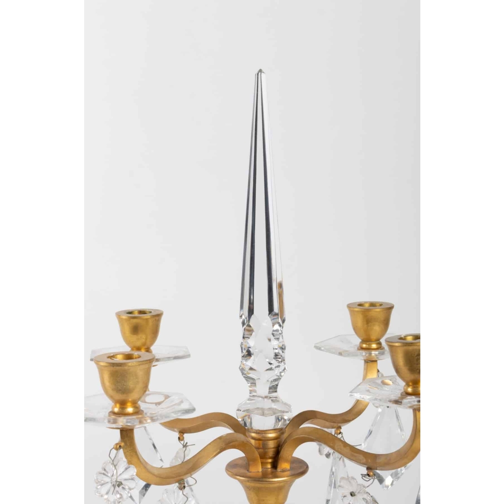 Paire de Girandoles signées BACCARAT | Biron Paire de Girandoles signées BACCARAT
