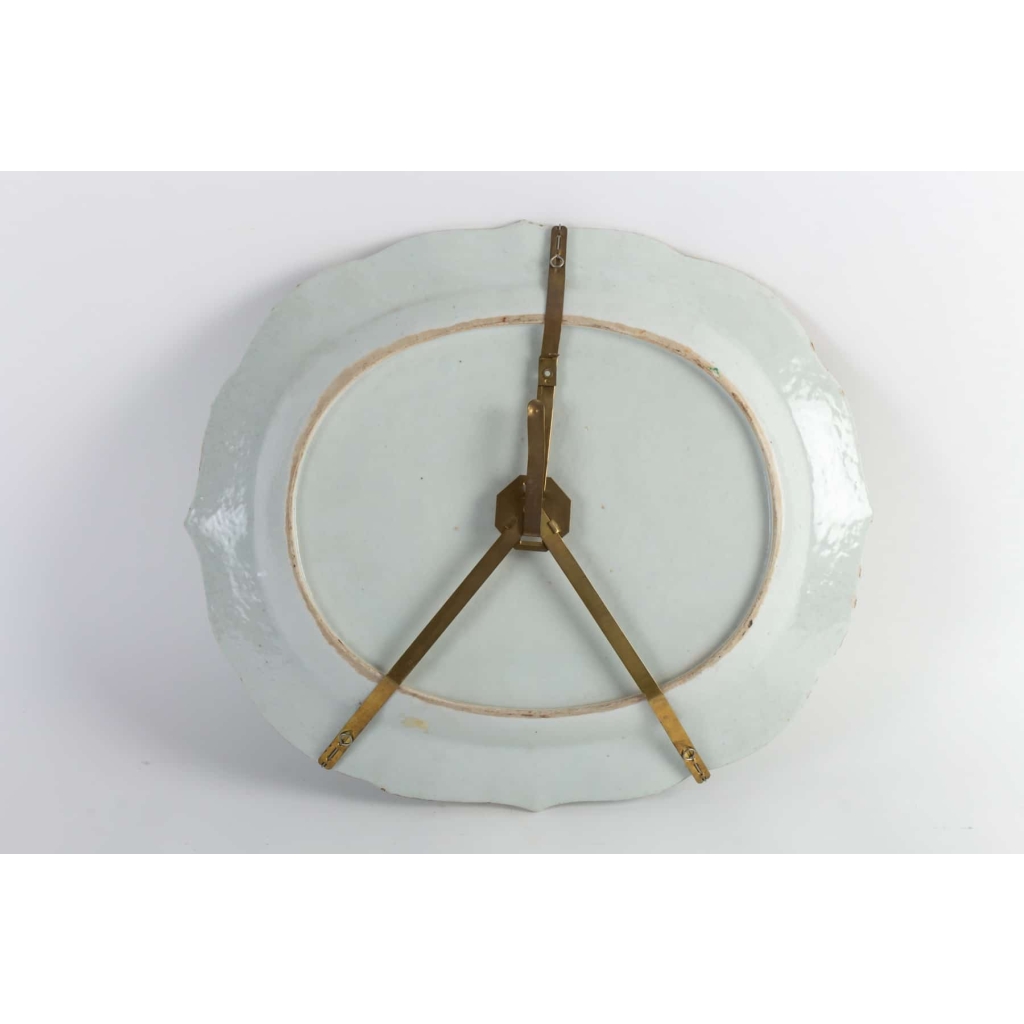 Plat en porcelaine de la Compagnie des Indes 18e siècle | Biron Plat en porcelaine de la Compagnie des Indes 18e siècle