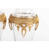 Paire de vases en cristal et bronze doré Napoléon III | Biron Paire de vases en cristal et bronze doré Napoléon III