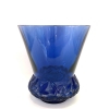 Vase « Lierre » verre bleu saphir patiné blanc de René LALIQUE | Biron |||||||||