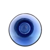 Vase « Lierre » verre bleu saphir patiné blanc de René LALIQUE | Biron Vase "Lierre" verre bleu saphir patiné blanc de René LALIQUE