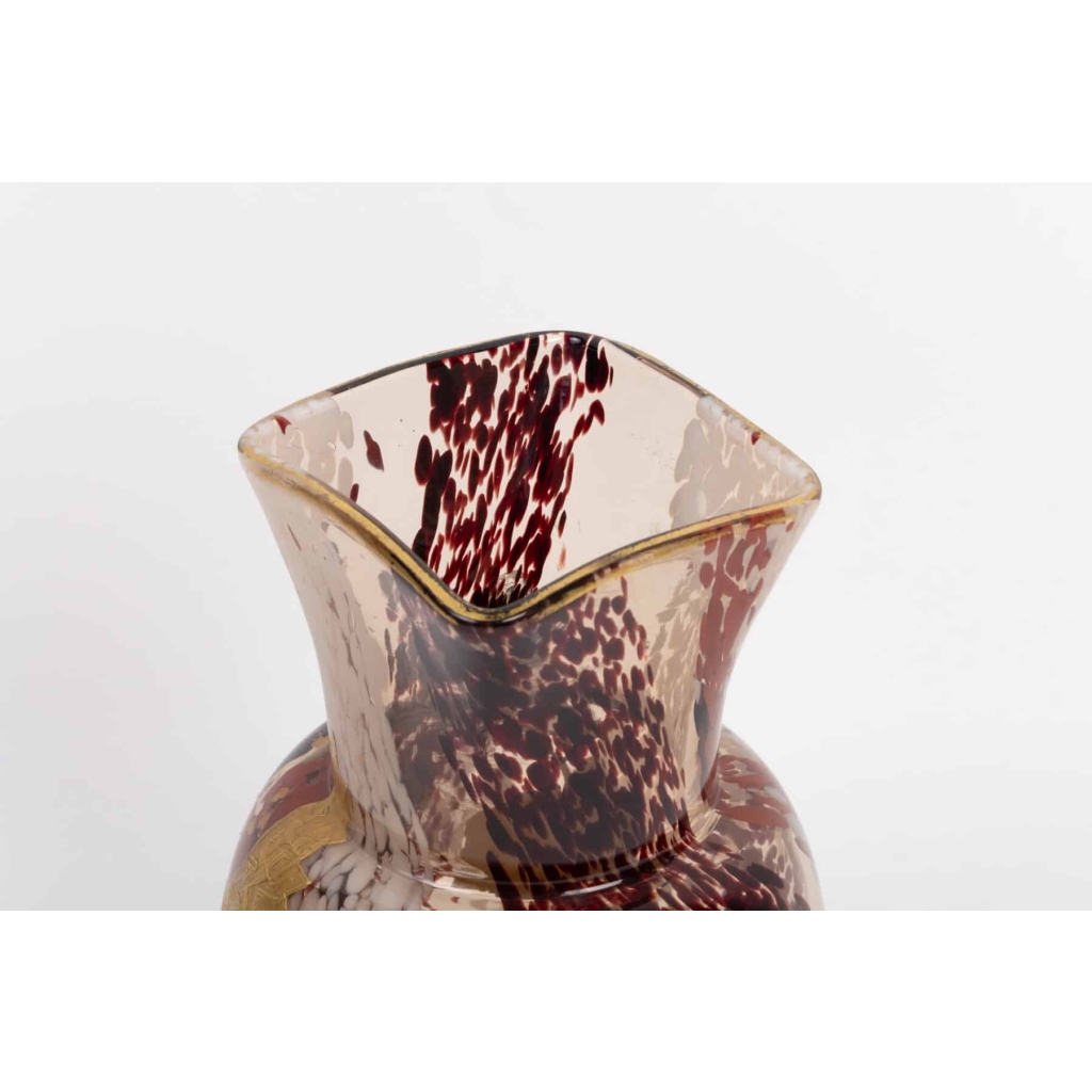 Vase aux Pivoines Cristalleries de Sèvres 1885 | Biron Vase aux Pivoines Cristalleries de Sèvres 1885