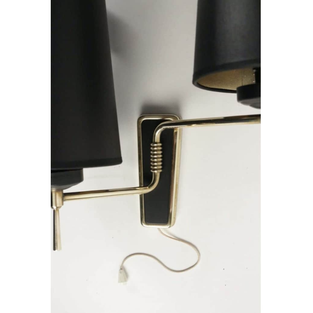 Paire d’appliques Maison Lunel 1950 | Biron Paire d'appliques Maison Lunel 1950
