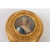 Coffret cristal et bronze, peinture sur ivoire, 19e siècle Napoléon III | Biron Coffret cristal et bronze, peinture sur ivoire, 19e siècle Napoléon III