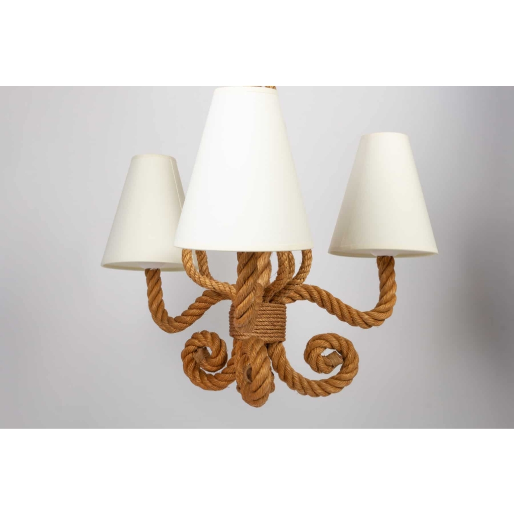 Lustre de Audoux et Minet 1960 | Biron Lustre de Audoux et Minet 1960