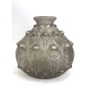Vase « Fougères » verre blanc patiné gris de René LALIQUE | Biron ||||||||