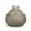 Vase « Fougères » verre blanc patiné gris de René LALIQUE | Biron Vase "Fougères" verre blanc patiné gris de René LALIQUE