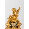 Garniture de cheminée XIX en bronze doré et émaillé cloisonnés Napoléon III | Biron Garniture de cheminée XIX en bronze doré et émaillé cloisonnés Napoléon III