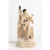 Lampe en albâtre Pierrot XXe siècle | Biron |||||||||||