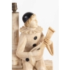 Lampe en albâtre Pierrot XXe siècle | Biron Lampe en albâtre Pierrot XXe siècle