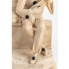 Lampe en albâtre Pierrot XXe siècle | Biron Lampe en albâtre Pierrot XXe siècle