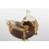 Nautile en Porcelaine. (blanc ,bronze et or) XIXEME | Biron Nautile en Porcelaine. (blanc ,bronze et or) XIXEME