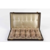Douze gobelets(Cristal) en coffret attribués à Fritz Heckert 1870/1880