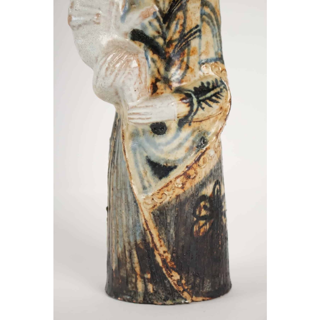 Vierge à l’enfant en céramique par Jean Derval (1925-2010) | Biron Vierge à l'enfant en céramique par Jean Derval (1925-2010)