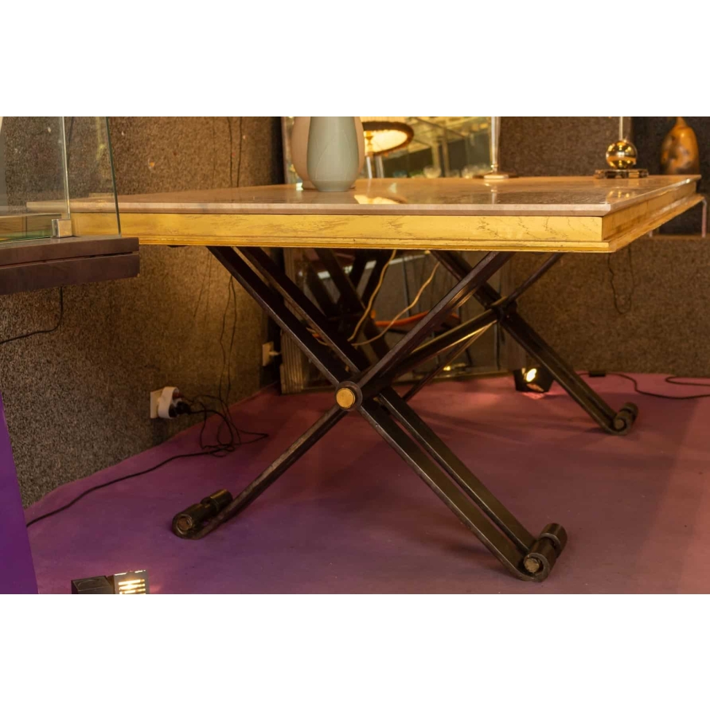Grande table 1940 attribuée à Poillerat | Biron Grande table 1940 attribuée à Poillerat