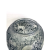 Vase « Biches » verre blanc patiné bleu de René LALIQUE | Biron Vase "Biches" verre blanc patiné bleu de René LALIQUE
