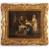 Huile sur toile signé FAED école anglaise 19e siècle 10