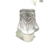 Flacon « L’Effleurt » pour Coty verre blanc patiné gris de René LALIQUE | Biron Flacon "L'Effleurt" pour Coty verre blanc patiné gris de René LALIQUE