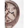 Vase « Baies » verre blanc émaillé acajou d’origine de René LALIQUE | Biron Vase « Baies » verre blanc émaillé acajou d’origine de René LALIQUE