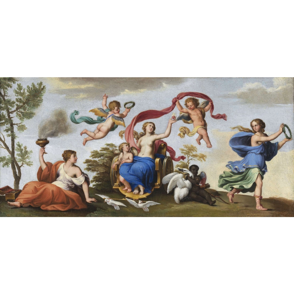 Le char de Vénus - Ecole française du XVIIe siècle