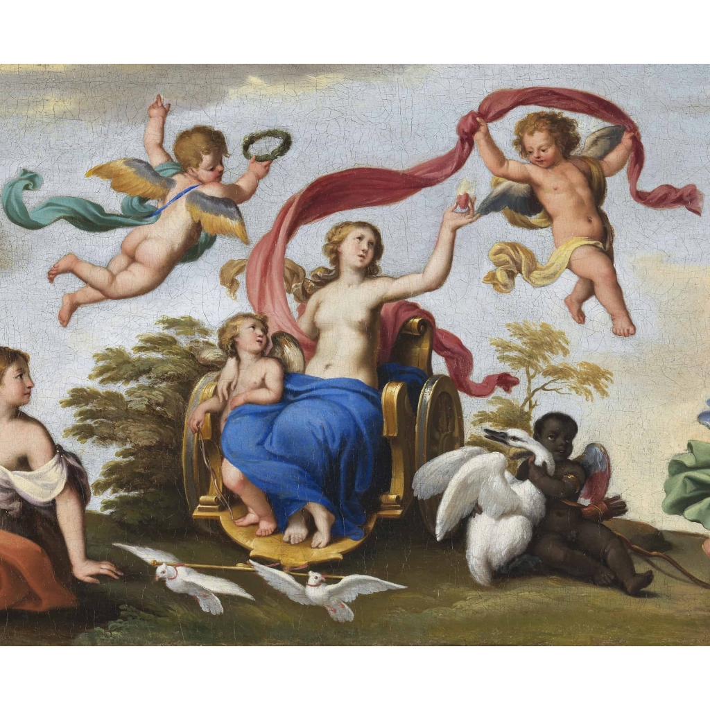 Le char de Vénus - Ecole française du XVIIe siècle