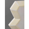 Sculpture contemporaine en marbre blanc rehaussé de jaune par Savy, 2005 | Biron Sculpture contemporaine en marbre blanc rehaussé de jaune par Savy, 2005