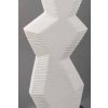 Sculpture contemporaine en marbre blanc rehaussé de jaune par Savy, 2005 | Biron Sculpture contemporaine en marbre blanc rehaussé de jaune par Savy, 2005