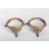 Paire de socles en bronze doré 19e siècle Napoléon III