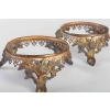Paire de socles en bronze doré 19e siècle Napoléon III