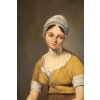 Portrait de jeune femme, école française XIXème.