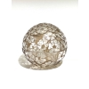 Boite « Pervenches » verre blanc patiné sépia de René LALIQUE | Biron Boite « Pervenches » verre blanc patiné sépia de René LALIQUE