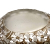 Boite « Pervenches » verre blanc patiné sépia de René LALIQUE | Biron Boite « Pervenches » verre blanc patiné sépia de René LALIQUE