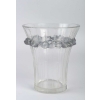 Vase « Boulouris » verre blanc patiné bleu de René LALIQUE | Biron |||||||||