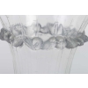 Vase « Boulouris » verre blanc patiné bleu de René LALIQUE | Biron Vase « Boulouris » verre blanc patiné bleu de René LALIQUE