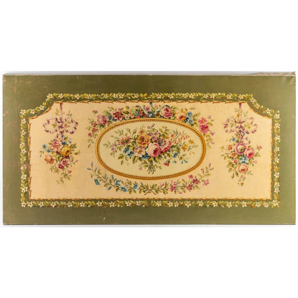 Projet de carton de tapisserie d’Aubusson. | Biron |||||||
