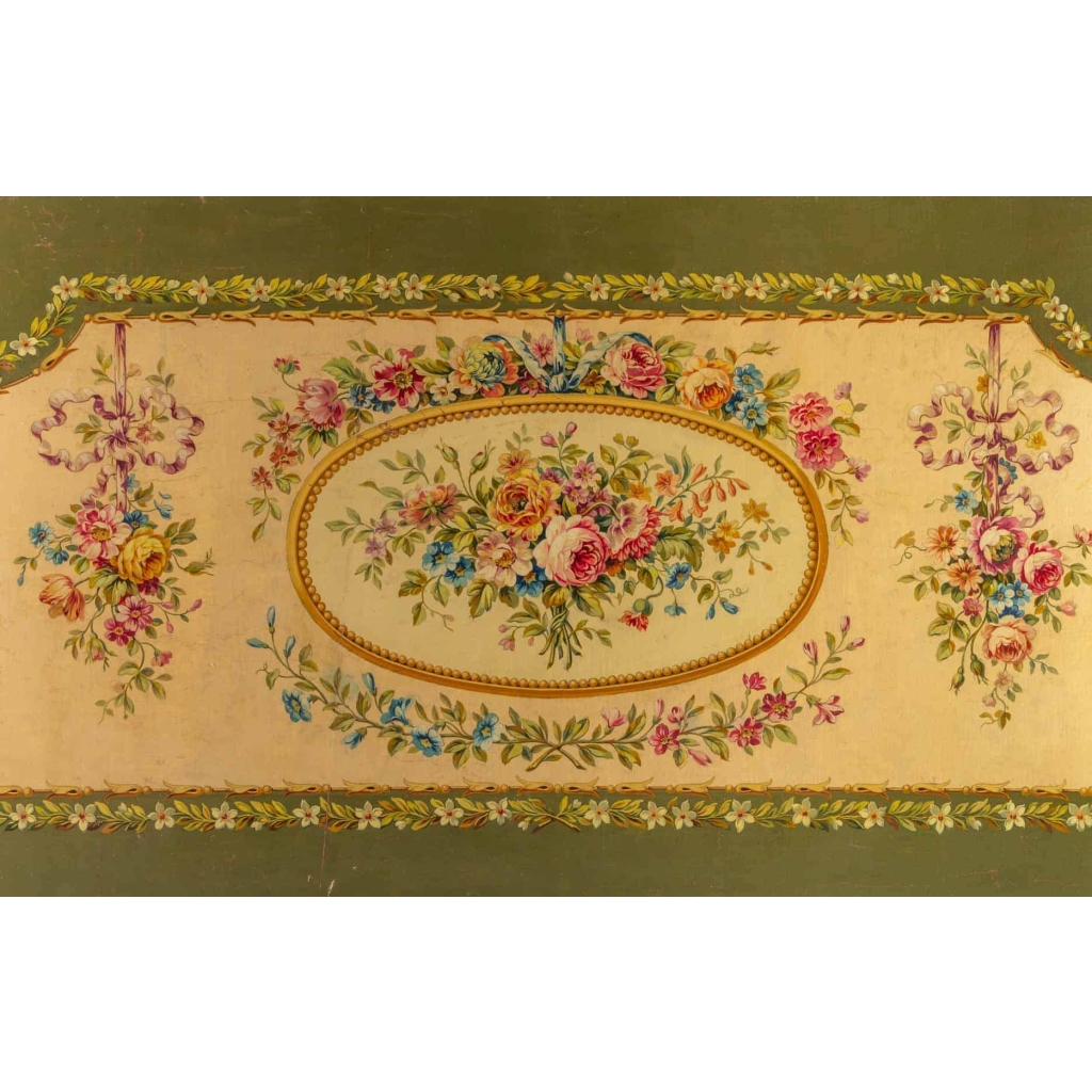 Projet de carton de tapisserie d’Aubusson. | Biron Projet de carton de tapisserie d'Aubusson.