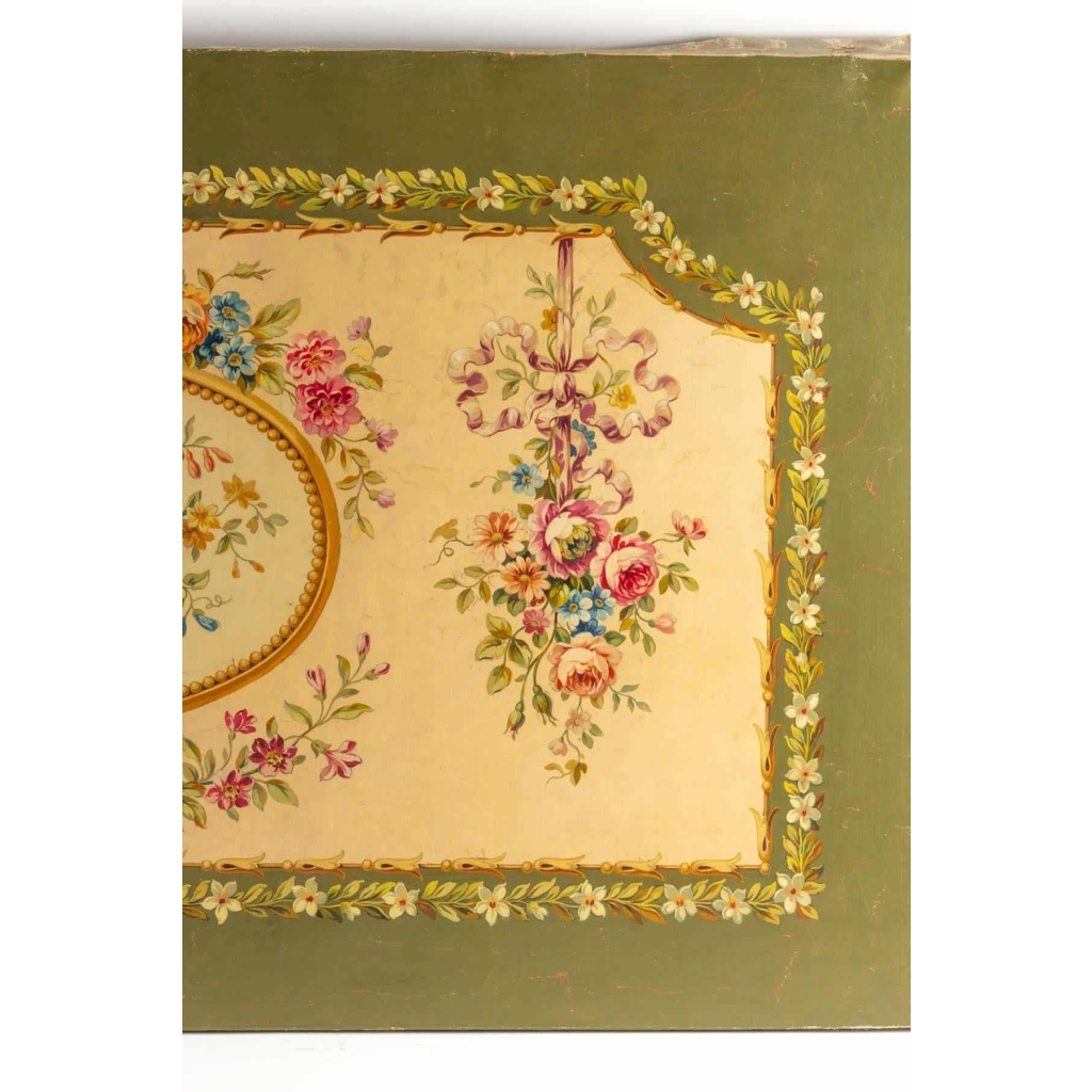 Projet de carton de tapisserie d’Aubusson. | Biron Projet de carton de tapisserie d'Aubusson.