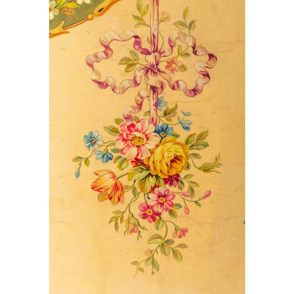 Projet de carton de tapisserie d’Aubusson. | Biron Projet de carton de tapisserie d'Aubusson.