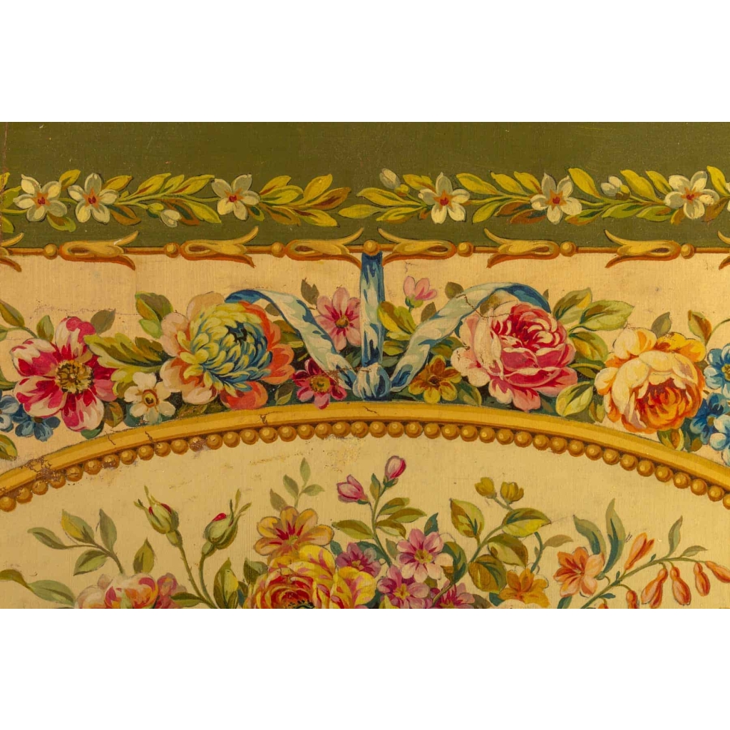 Projet de carton de tapisserie d’Aubusson. | Biron Projet de carton de tapisserie d'Aubusson.