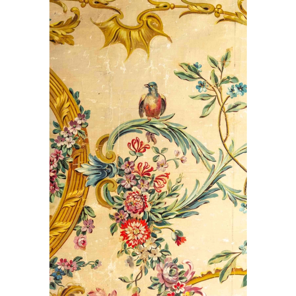 Projet de carton de tapisserie d’Aubusson. | Biron Projet de carton de tapisserie d'Aubusson.