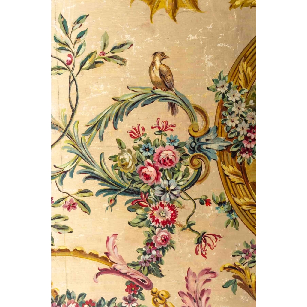 Projet de carton de tapisserie d’Aubusson. | Biron Projet de carton de tapisserie d'Aubusson.