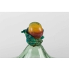 Coupe couverte verte Venise :Barovier. période 1900