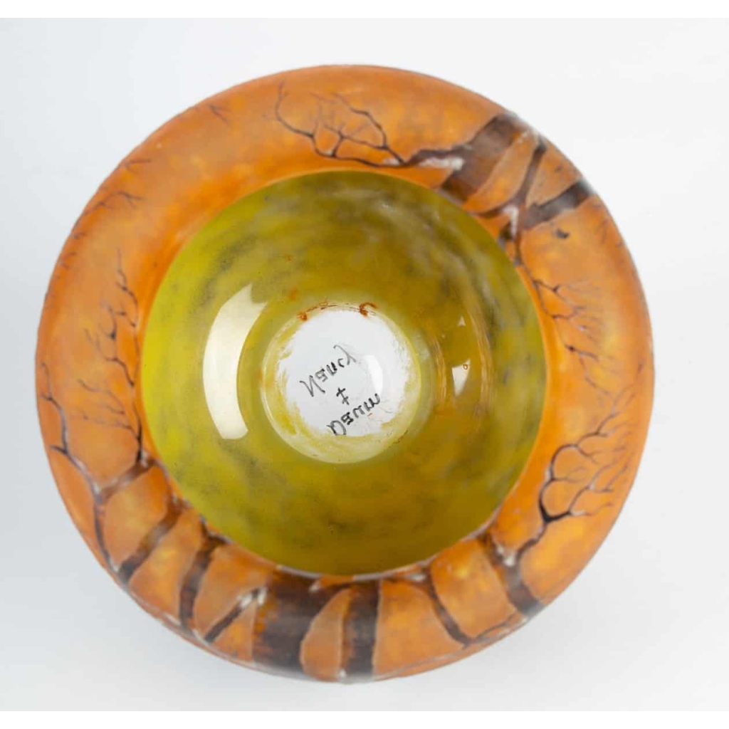 DAUM Nancy : Vase – “Arbres en Hiver” | Biron DAUM Nancy : Vase - “Arbres en Hiver”