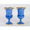 Paire de Vases Médicis en opaline 19e siècle | Biron |||||||||