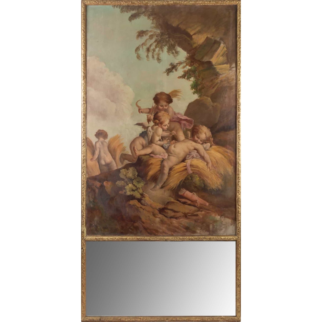 Trumeau de style Louis XVI époque Napoléon III 2