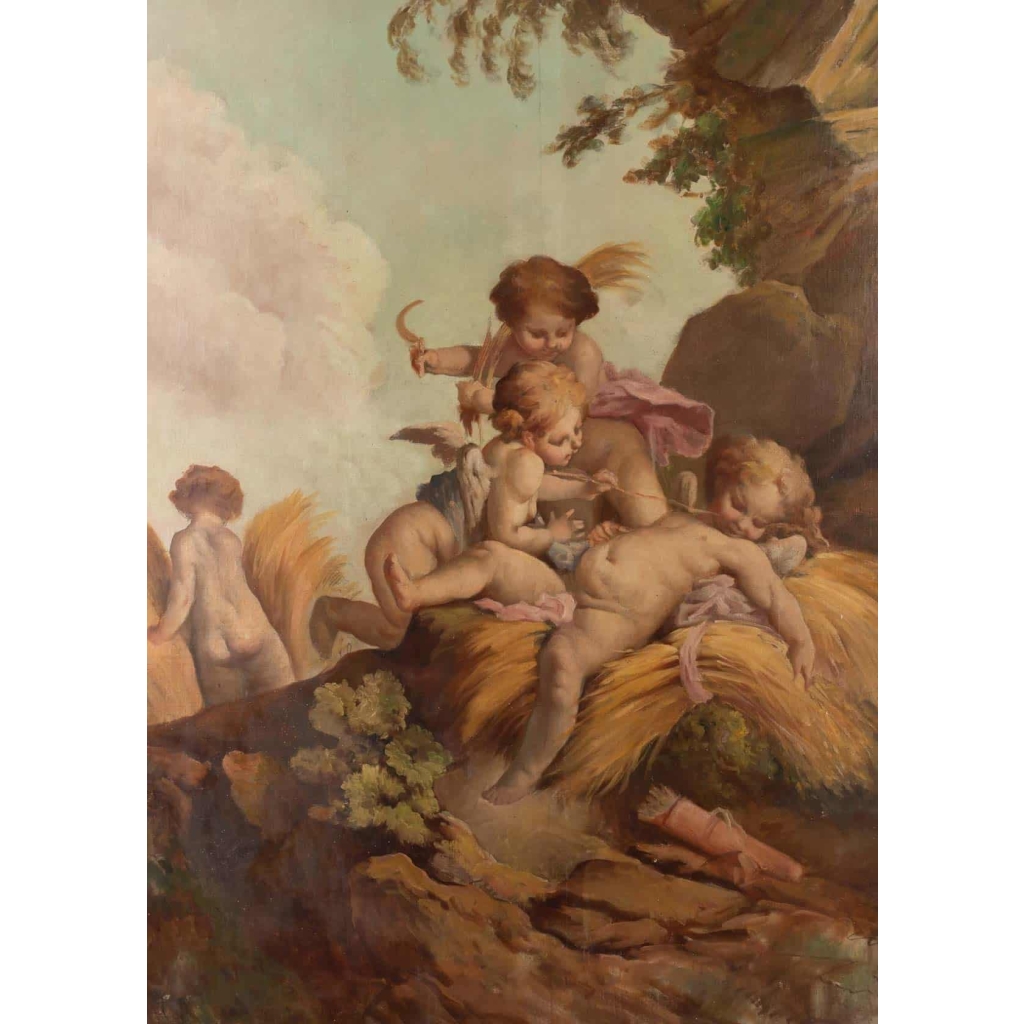 Trumeau de style Louis XVI époque Napoléon III 4