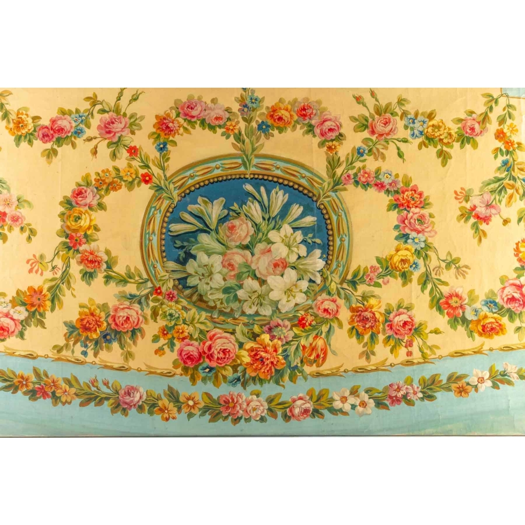 Projet de carton de tapisserie d’Aubusson. | Biron Projet de carton de tapisserie d'Aubusson.