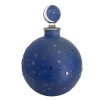 Flacon « Dans La Nuit » TGM pour Worth verre blanc patiné bleu à chaud de René LALIQUE 7